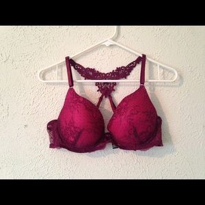 Lace back Push up Bra